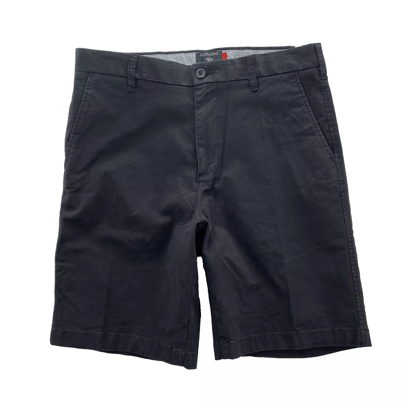 Short Dockers homme 32 noir Supreme Flex Ultimate coupe droite Smart Series neuf avec étiquette