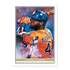 NEW 2020 Topps Yordan Alvarez RC #2 The Game within the Game Paul Jennis Art OH