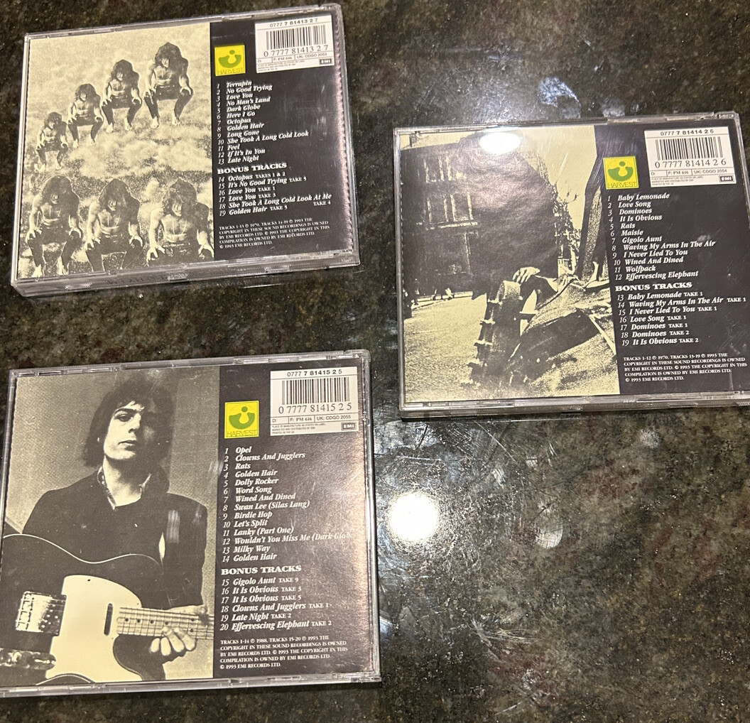 SYD BARRETT CRAZY DIAMOND PSYCHEDELIC ROCK CD BOX SET '93 HARVEST