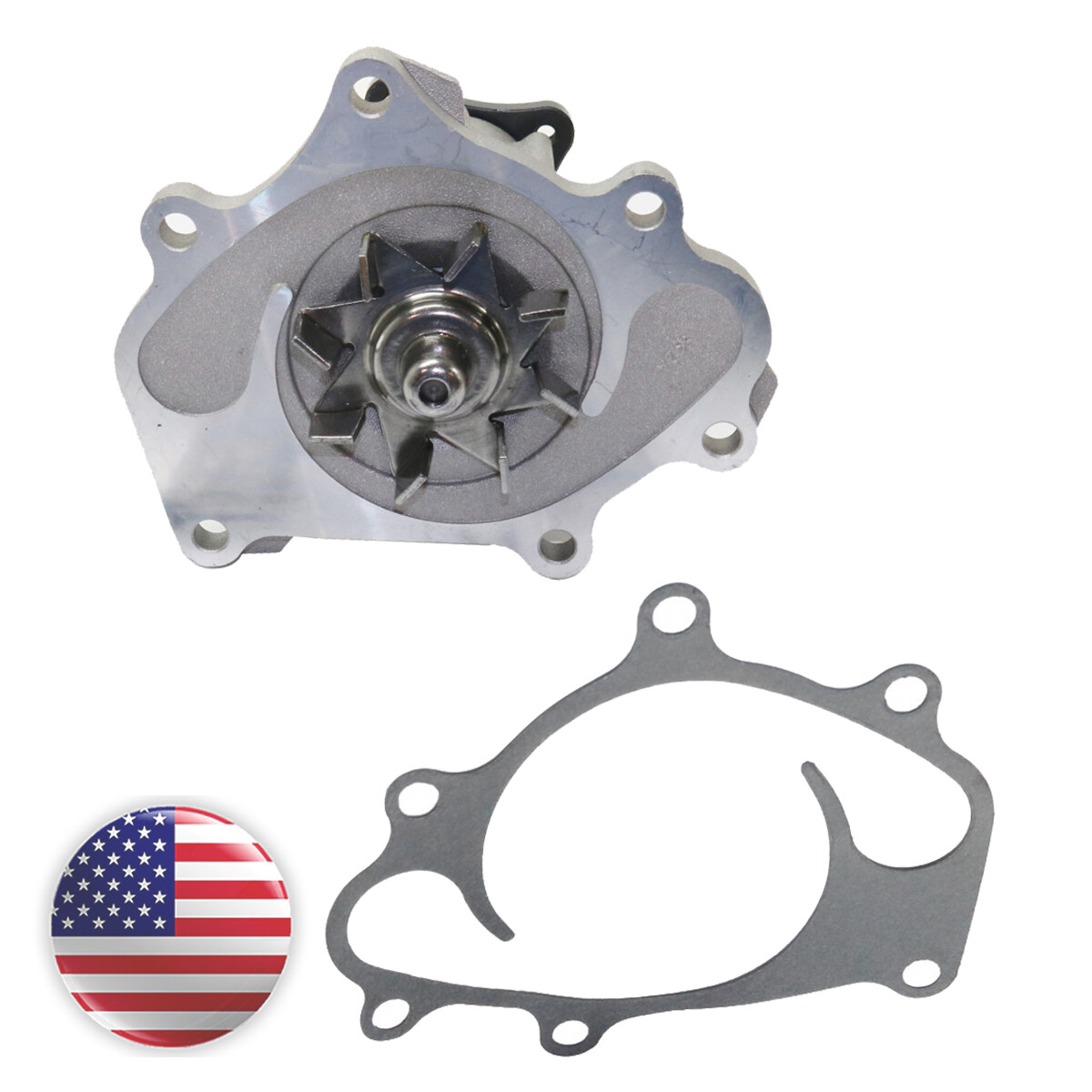 Water Pump With Gasket Fit Nissan Infiniti FX50 M56 Q70 QX80 Armada ...