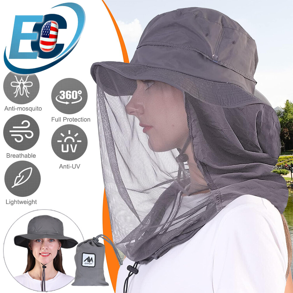 BRUNT mm-2 mosquito mine キャップ Anti-Mosquito Bug Bee Insect Head Net Hat Cap Sun Protection for