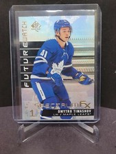 19-20 SP Authentic Spectrum FX #S70 Dmytro Timashov FW