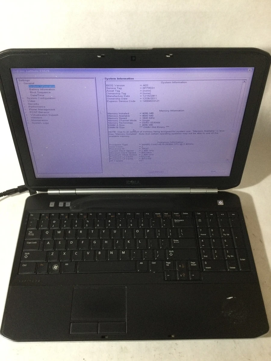 Dell Latitude E5520 for sale - eBay