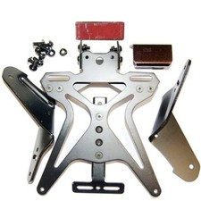Set Support Plaque D'Immatriculation Réglable Lumière pour Yamaha T Max Tmax -