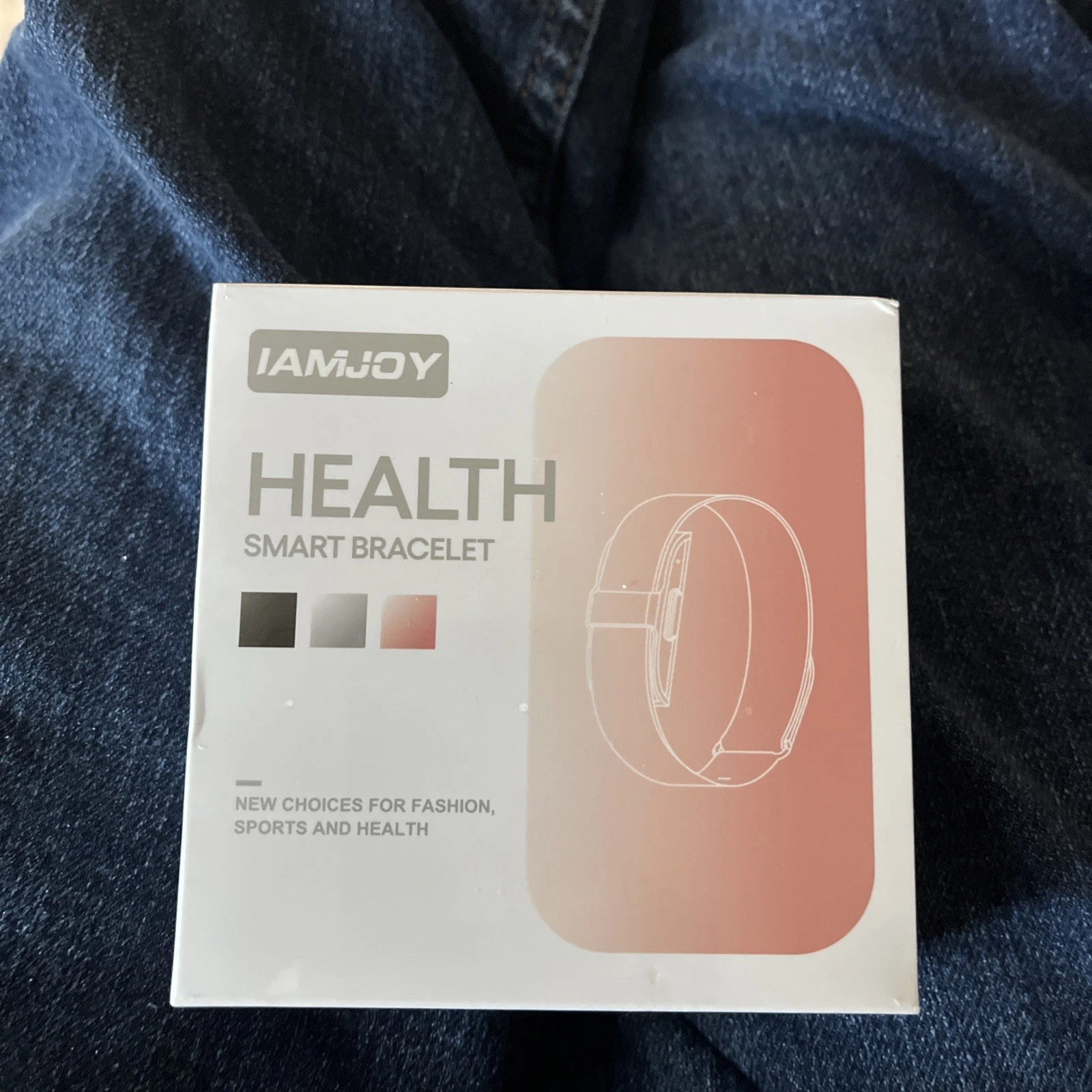 IAMJOY Smart Health Wristband, Wearable Activity & Fitness Tracker Black
