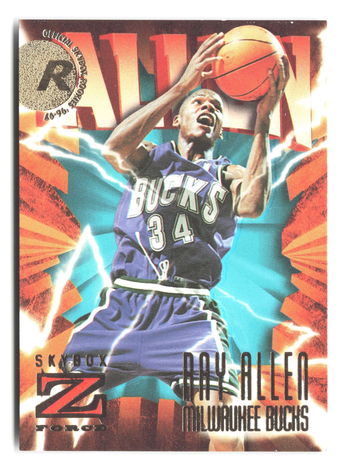 1996-97 SkyBox Z-Force #140 Ray Allen