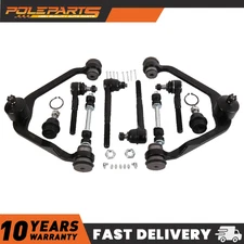 Front Upper Control Arms Lower Ball Joints Tie Rod For Ford F-150 F-250 2WD RWD