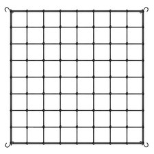 iPower Elastic Trellis Netting for 5x5FT Grow Room, Heavy-Duty 1 Pack, Black