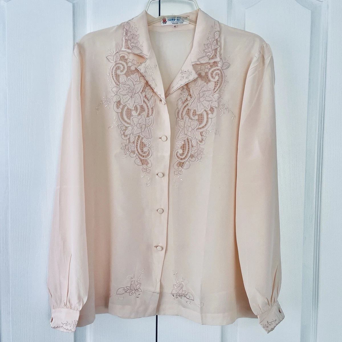 トップス 40-50s vintage silk shirt 1950s 100% Silk Vintage Tops for Women for sale | eBay