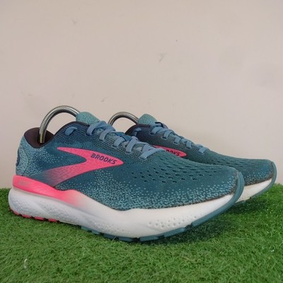 Brooks Turnschuhe Größe 7 Damen türkis pink Ghost 16 atmungsaktiv Trailrunningschuhe