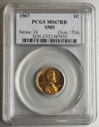 1967-P Lincoln Memorial Cent — photo from another recent sale