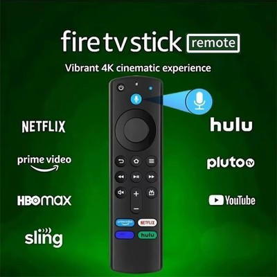 Replacement Voice Remote Control for Amazon Fire TV Stick 2nd Gen, 3rd Gen, 4K D
