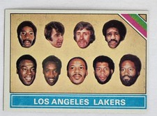 1975-76 Topps Los Angeles Lakers Team Card