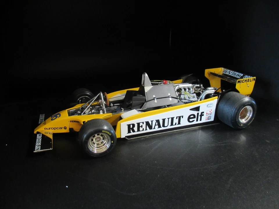 RARE EXOTO #16 RENAULT RE20 TURBO ELF JABOUILLE ARNEAUX 1:18 GRAND PRIX GPC97091 - Image 4 of 4