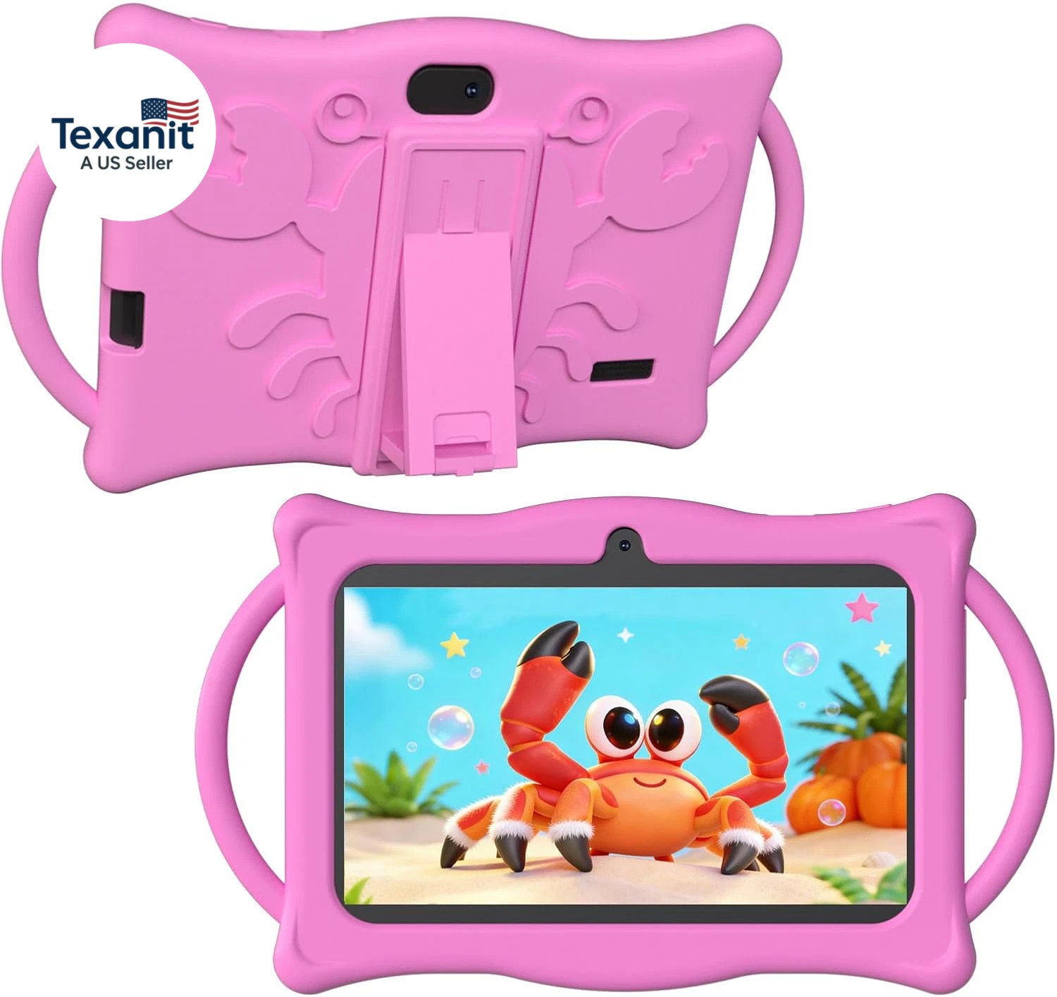 Android Kids Tablet 7 Inch Tablets for Kids, 4GB RAM 32GB ROM Quad Core Toddler