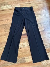 Ralph Lauren Black Label Wool Trouser Flare Pants Sz6 Chic Professional 29w31.5L