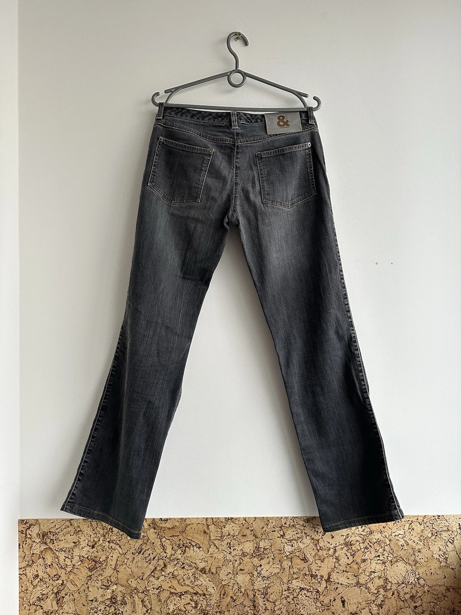 Dolce & Gabbana グレー ローライズストレートデニム Dolce&Gabbana 31 Inseam in Low (6.5-8.5 in) Rise Jeans for Women