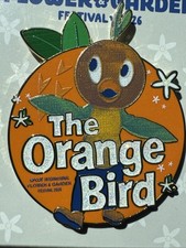 NEW Disney Parks 2026 Epcot Flower & Garden Festival The Orange Bird LR Pin