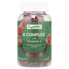 B Complex With Vitamin C Gummies, Strawberry, 70 Gummies