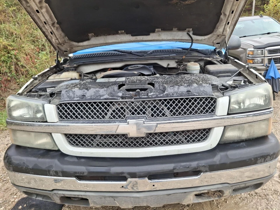 Conjunto de farol esquerdo usado serve: 2003 Chevrolet Silverado 1500 picape Left Gra - Imagem 2 de 4