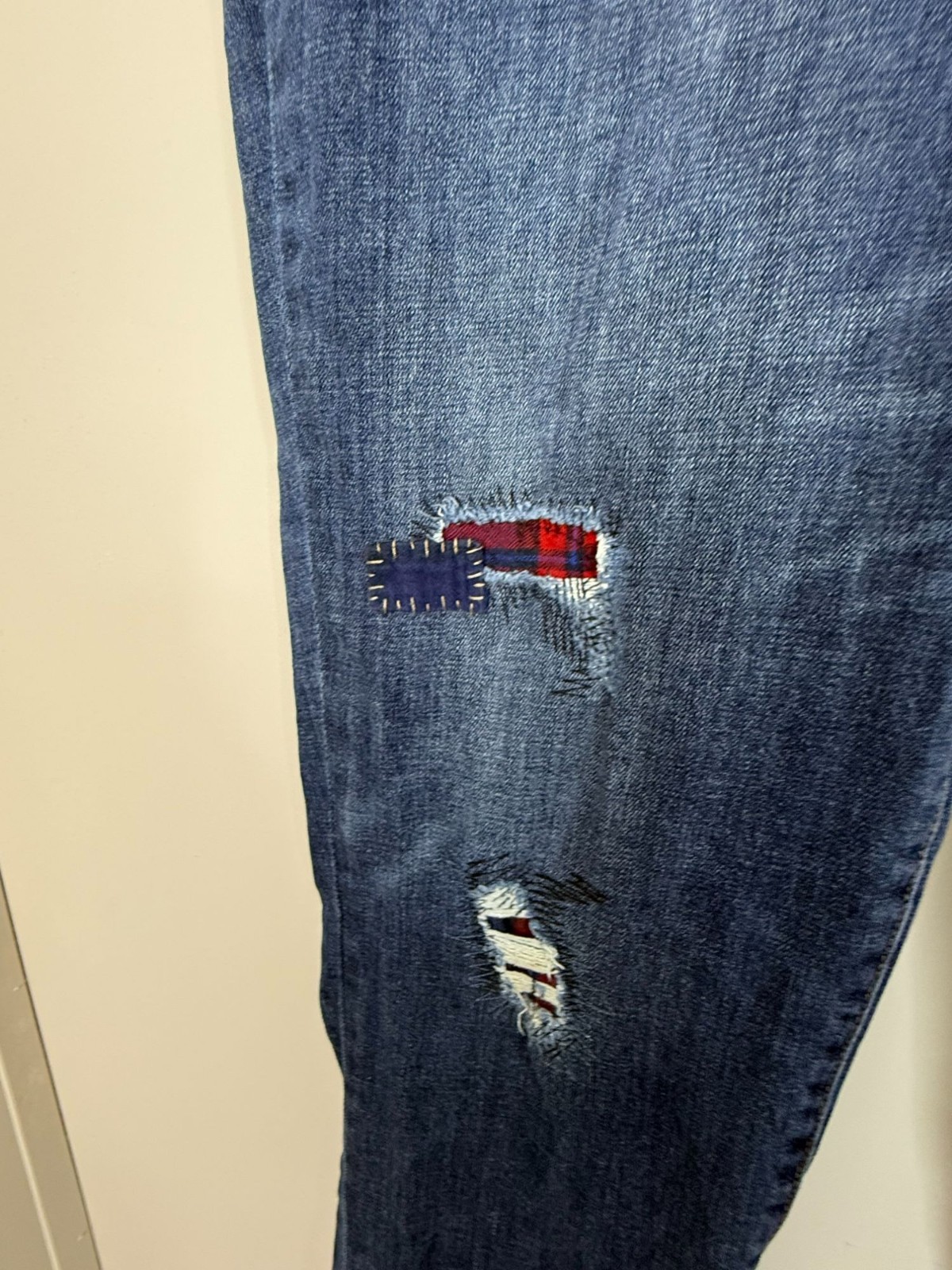 Talbots Women's Distressed Patchwork Five Pocket … - image 3