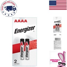 2 Count Pack of Long-Lasting AAAA Alkaline Batteries - Perfect for Devices