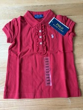 Image of Polo Ralph Lauren Red Polo Short Sleeve T-Shirt Age 2