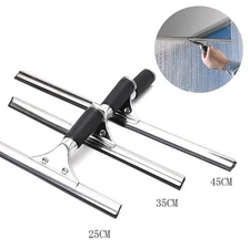 1pcs Glass Cleaning Squeegee Window Wiper 25/35/45cm Rubber Blade Cleaner - NEW