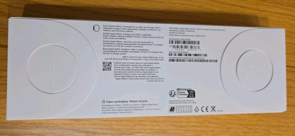 Apple Watch Series 11, GPS + Cellular, 46mm, Diamantschwarz #2879130 - Bild 2 von 2