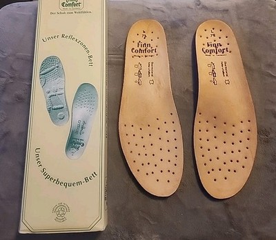 Finn Comfort Insoles Model 8547 Bequem Bettung Size 7.5 Made In Germany 