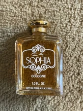 Sophia Cologne Splash 1.0 Oz. By Coty. Vintage “90 % Full”