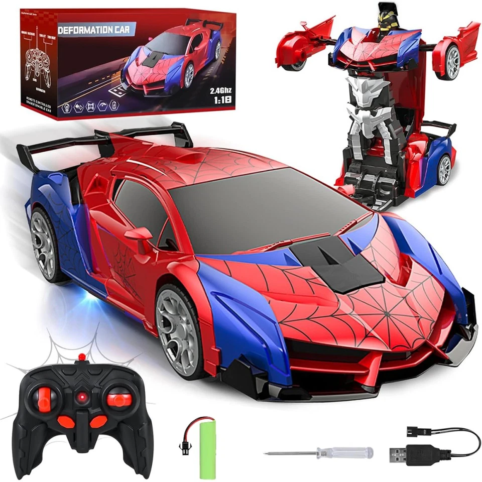 Transformation Roboter Spider RC Auto 1:18 mit Fernbedienung Auto Spielzeug NEU - Bild 2 von 4