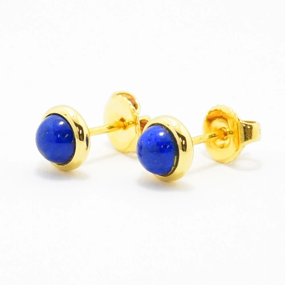 TIFFANY & CO. Peretti Lapislazuli Ohrringe 18K Gold 750 Neu Poliert
