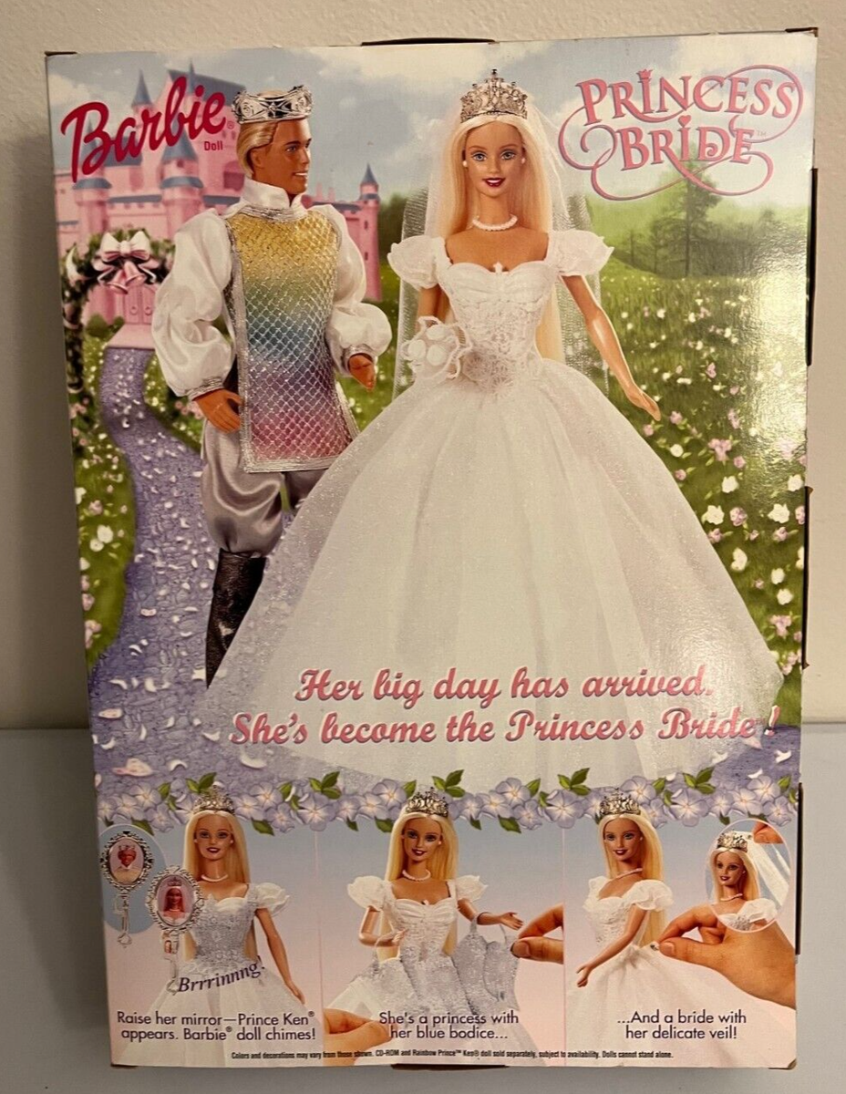 PRINCESS BRIDE Barbie with Magic Mirror Mattel #28251 | eBay