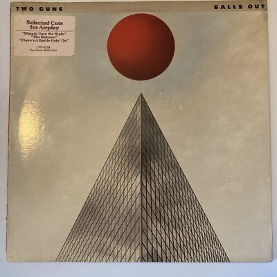 TWO GUNS BALLS OUT VINYL LP NEAR MINT  PROMO COPY RARE CAPRICORN RECORDS