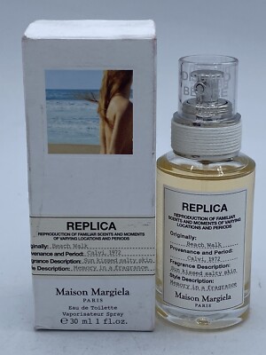 Maison Margiela Beach Walk Eau de Toilette 1 oz 30 Ml New In Open Box Authentic.
