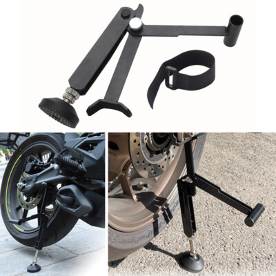 Motorcycle Folding Lifting Support Frame Foldable Heavy Lift Stand Stable Crane