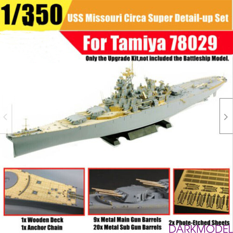 CY 1/350 USS Missouri BB-63 Circa 1991 Battleship Detail-up 