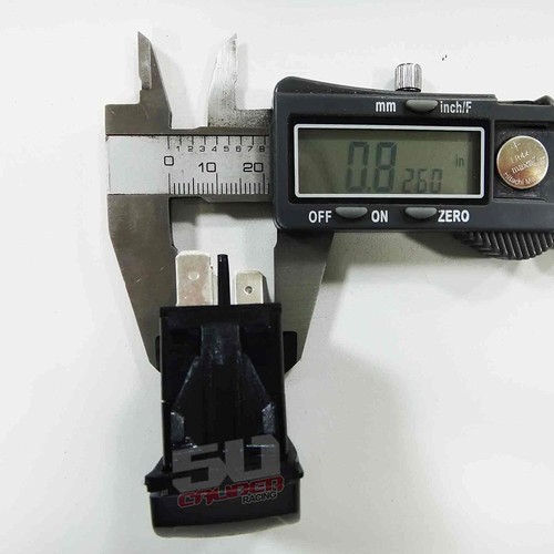 LED 12V Illuminated Rocker Switch Blower UTV RZR TURBO Maverick X3 YXZ1000R Blue - Picture 7 of 9