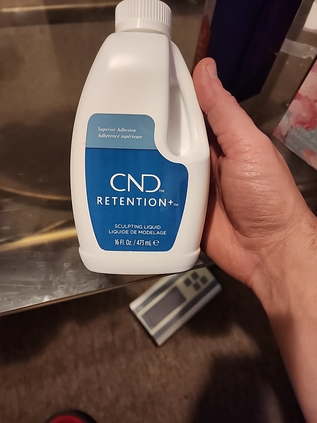CND Retention+ Sculpting Liquid 16oz/473mL Superior Adhesion No Primer