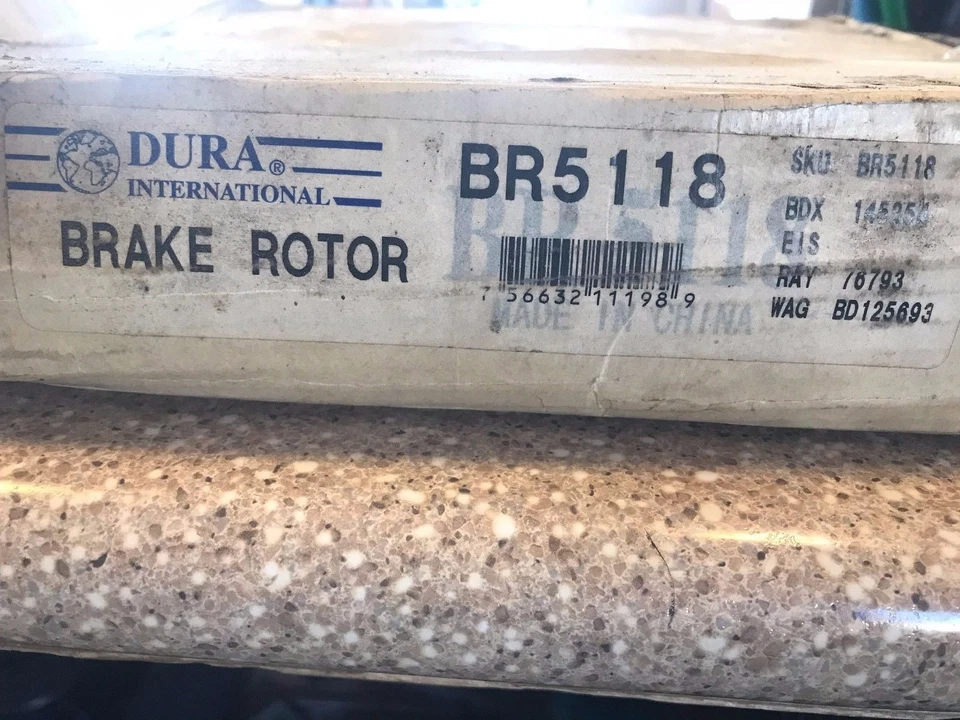 Dura International BR5118 Front Vented Disc Brake Rotor — 第 4/4 张图片