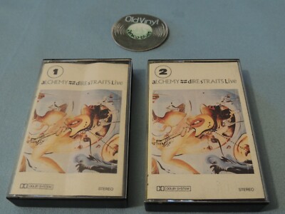 2 x MC Kassette Dire Straits Live Alchemy Vol.1&2 Brasil 1984 | 