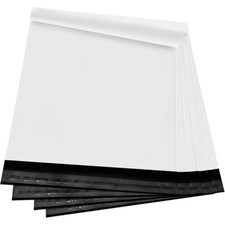 White Poly Mailing Bags Self-Seal Shipping Envelopes 12.5x17 in 10/20/30/60 pcs