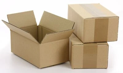 WEPACK FALTKARTONS VERSANDSCHACHTEL VERPACKUNGEN BOXEN Einwellig 200x150x100mm 100 Stk