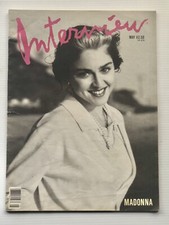 Interview Magazine feat. Madonna May 1989 Volume 19 Issue 5 Andy Warhol