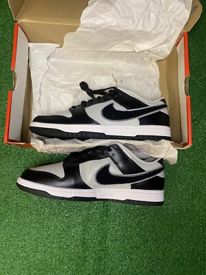 Nike Dunk Low Chenille Swoosh Black Size 9.5 Brand New With Shoe Box Never Worn