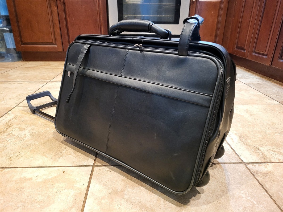 💥Rare Authentic Dunhill Classic Black Leather Rolling 💥Rare Authentic Dunhill Classic Black Leather Rolling