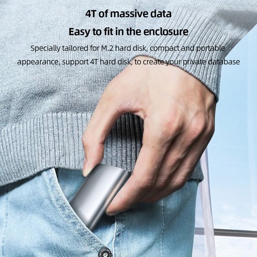 M.2 NGFF To USB 3.1 Hard Drive Case 5Gbps SSD Box for 2230/2242/2260/2280 SSD - Afbeelding 6 van 12