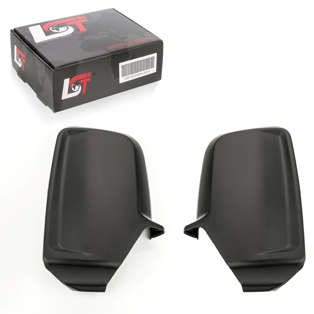 2X Exterior Mirror Cover Left Right Black For MERCEDES-BENZ Sprinter 906