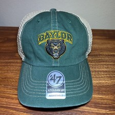Baylor Bears 47 Brand Clean Up Green Adjustable SnapbackHat Cap NEW